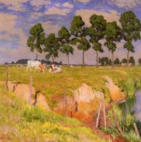 Emile Claus - The Receding Bank, July